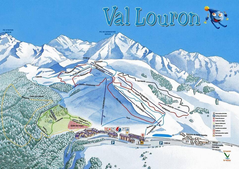 Appart 4-6 Pers Au Pied Des Pistes - Val Louron Genos Exterior photo